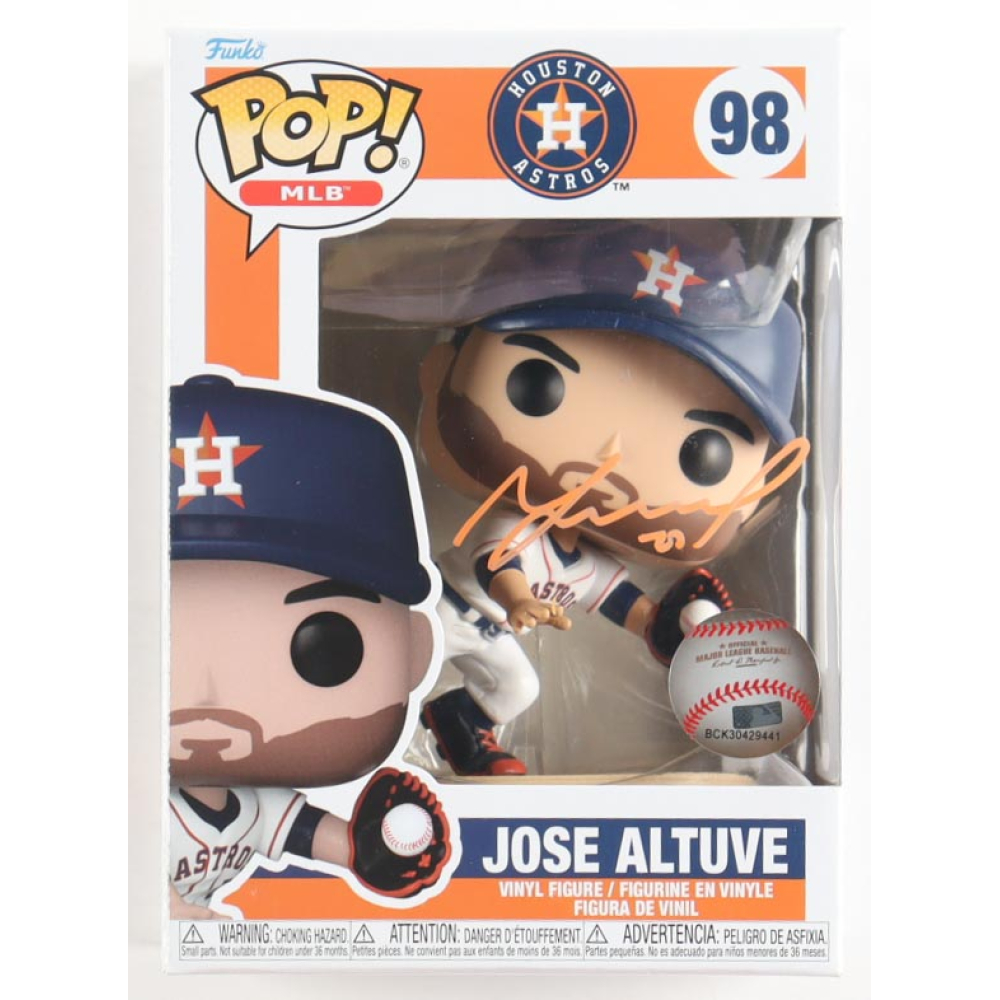 Jose Altuve Signed Astros #98 Funko Pop! Vinyl Figure (Beckett) at PristineAuction.com