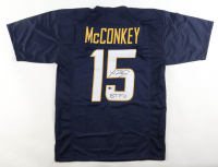 Ladd McConkey Signed Jersey Inscribed "BTFU" (Beckett) at PristineAuction.com