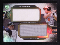 Derek Jeter / Cal Ripken Jr. 2024 Topps Triple Threads Dual Jumbo Relics #DRJJR #07/48 at PristineAuction.com