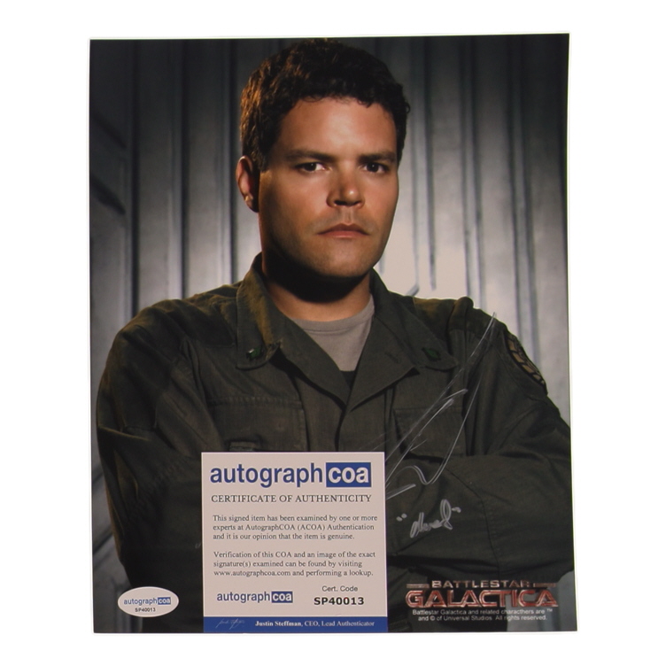 Aaron Douglas Signed "Battlestar Galactica" 8x10 Photo Inscribed "Chief" (ACOA) at PristineAuction.com Aaron Douglas Signed "Battlestar Galactica" 8x10 Photo Inscribed "Chief" (ACOA) at PristineAuction.com