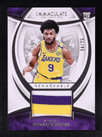 Bronny James Jr. 2024-25 Immaculate Collection Remarkable Rookie Jerseys #33 #34/75 RC at PristineAuction.com