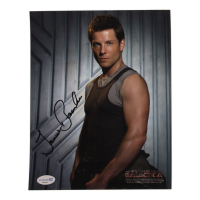 Jamie Bamber Signed "Battlestar Galactica" 8x10 Photo (ACOA) at PristineAuction.com