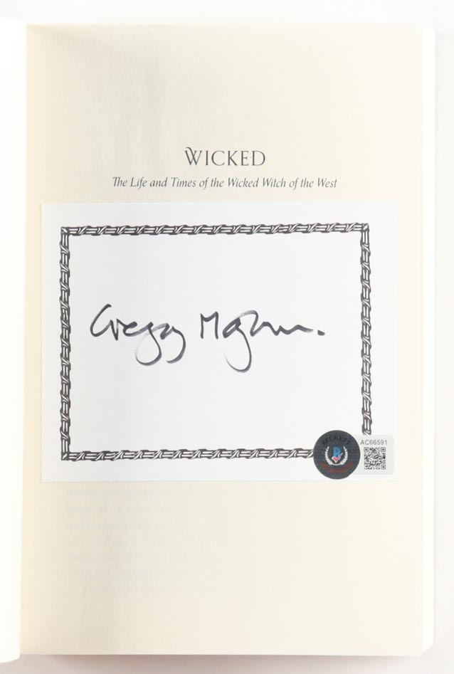 Gregory Maguire Signed "Wicked" Hardcover Book (Beckett) at PristineAuction.com Gregory Maguire Signed "Wicked" Hardcover Book (Beckett) at PristineAuction.com