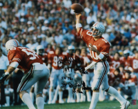 Art Schlichter Signed Ohio State Buckeyes 16x20 Photo with Multiple Career Stat Inscriptions (Playball Ink) at PristineAuction.com