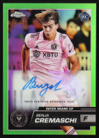 Benja Cremaschi 2023 Topps Chrome MLS Autographs Neon Green Refractors #112 #81/99 RC at PristineAuction.com