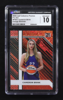 Cameron Brink 2024 Leaf Collective Promos Pro Set Orange Shimmer #PSB-2 RC #125/299 (CGC 10) at PristineAuction.com