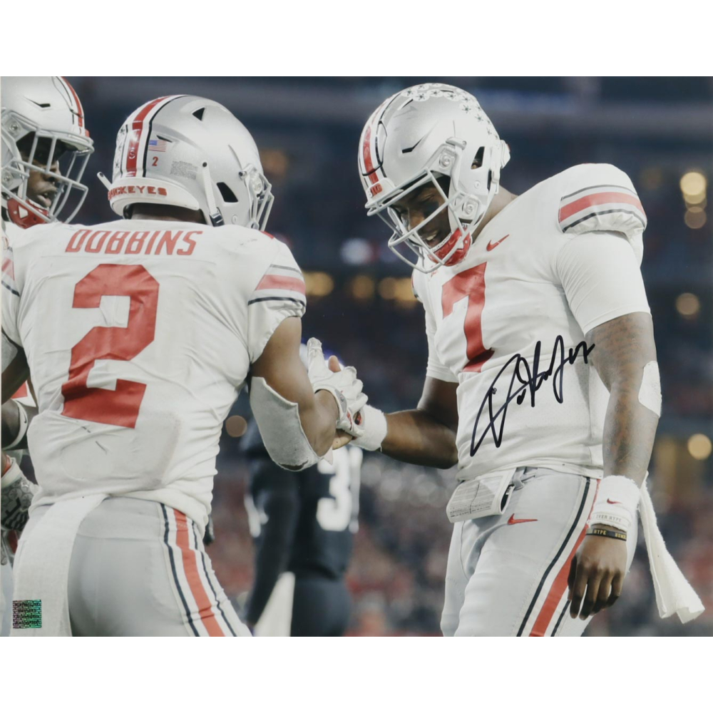Dwayne Haskins Signed Ohio State Buckeyes 16x20 Photo (Playball Ink) at PristineAuction.com