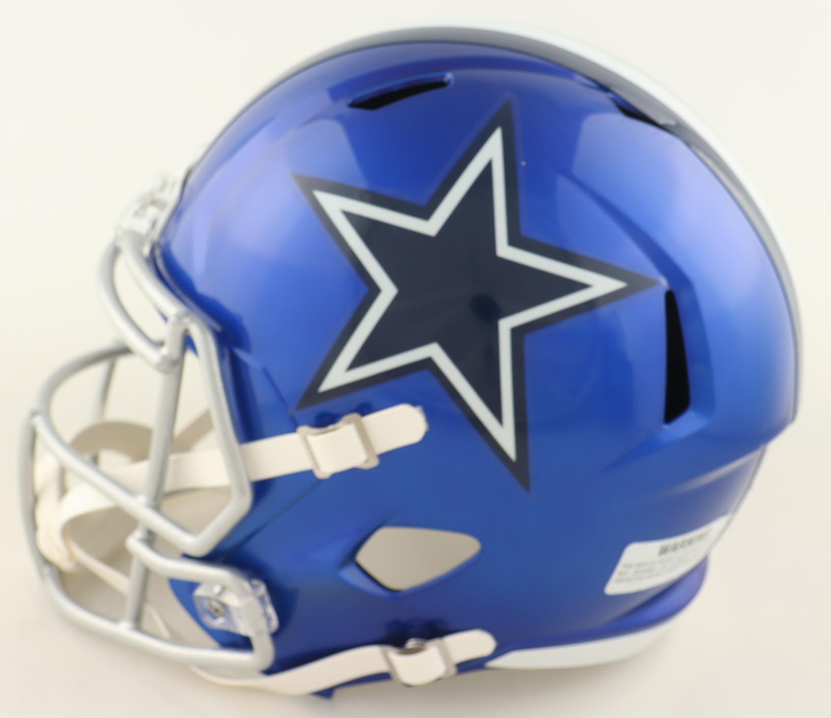 Cowboys Full-Size Authentic On-Field Flash Alternate Speed Helmet at PristineAuction.com Cowboys Full-Size Authentic On-Field Flash Alternate Speed Helmet at PristineAuction.com