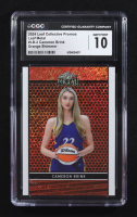 Cameron Brink 2024 Leaf Collective Promos Leaf Metal Orange Shimmer #LB-2 RC #133/299 (CGC 10) at PristineAuction.com