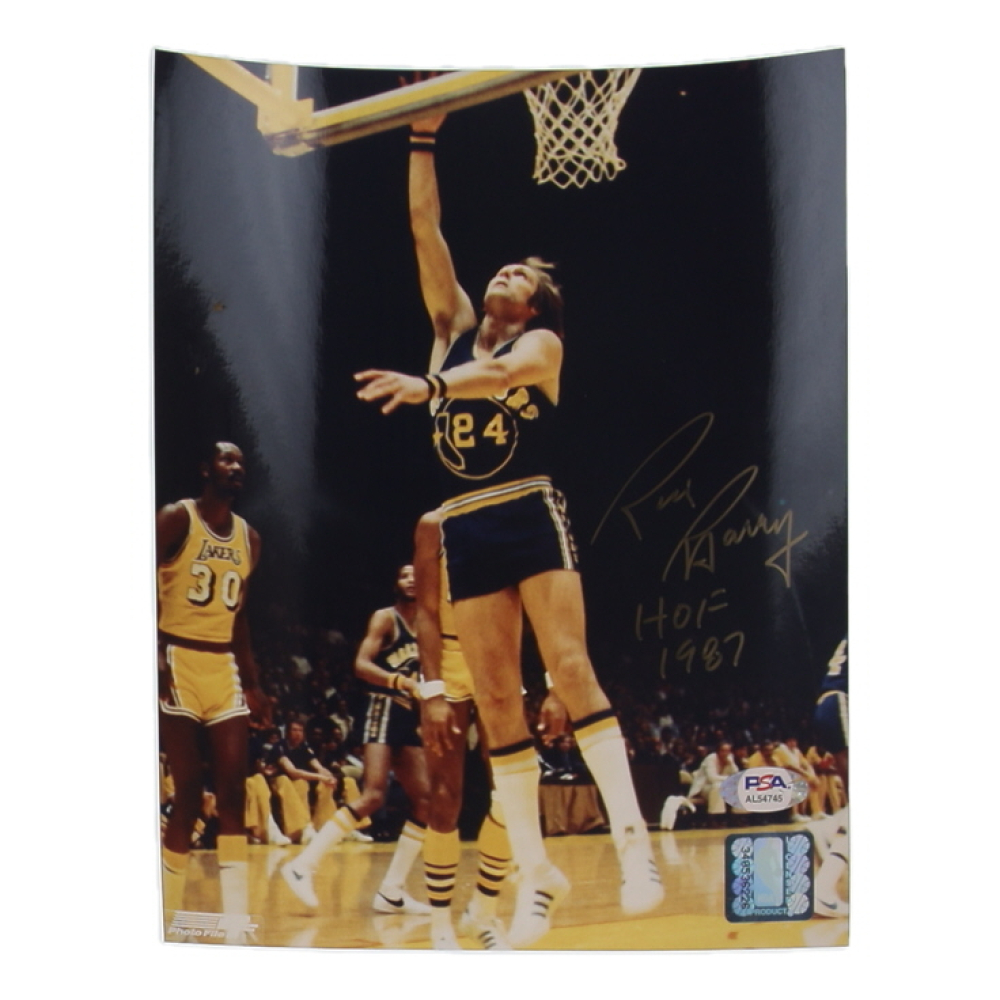 Rick Barry Signed Warriors 8x10 Photo Inscribed "HOF 1987" (PSA) at PristineAuction.com