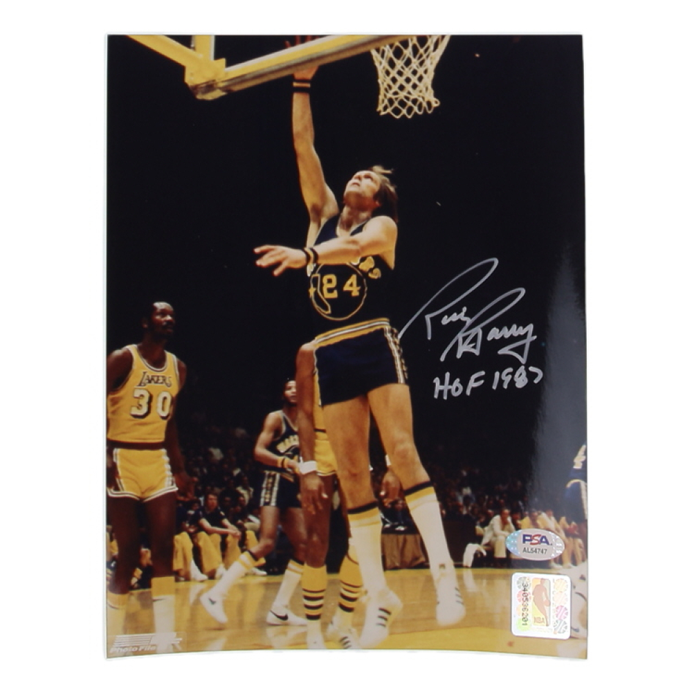 Rick Barry Signed Warriors 8x10 Photo Inscribed "HOF 1987" (PSA) at PristineAuction.com
