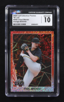 Paul Skenes 2024 Leaf Metal Collective Promos '90 Leaf Orange Shimmer #90B-5 RC #74/299 (CGC 10) at PristineAuction.com
