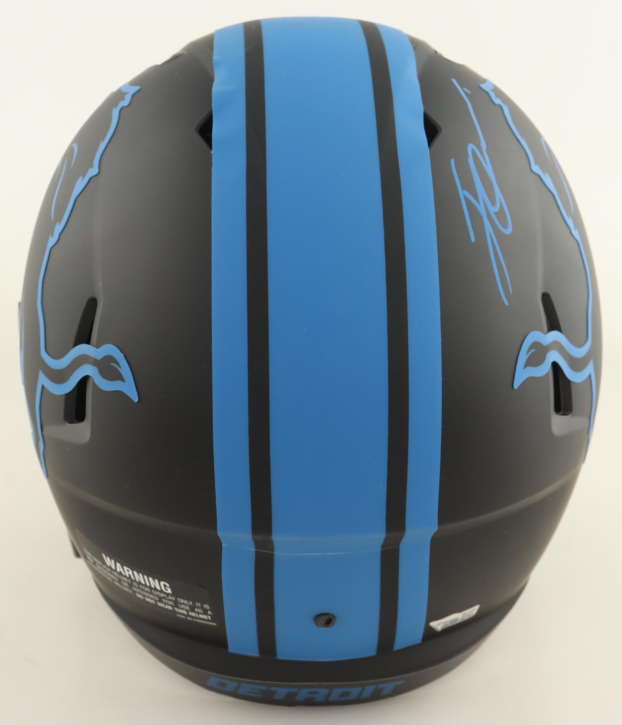 Jeff Okudah Signed Lions Full-Size Eclipse Alternate Speed Helmet (Fanatics) at PristineAuction.com Jeff Okudah Signed Lions Full-Size Eclipse Alternate Speed Helmet (Fanatics) at PristineAuction.com