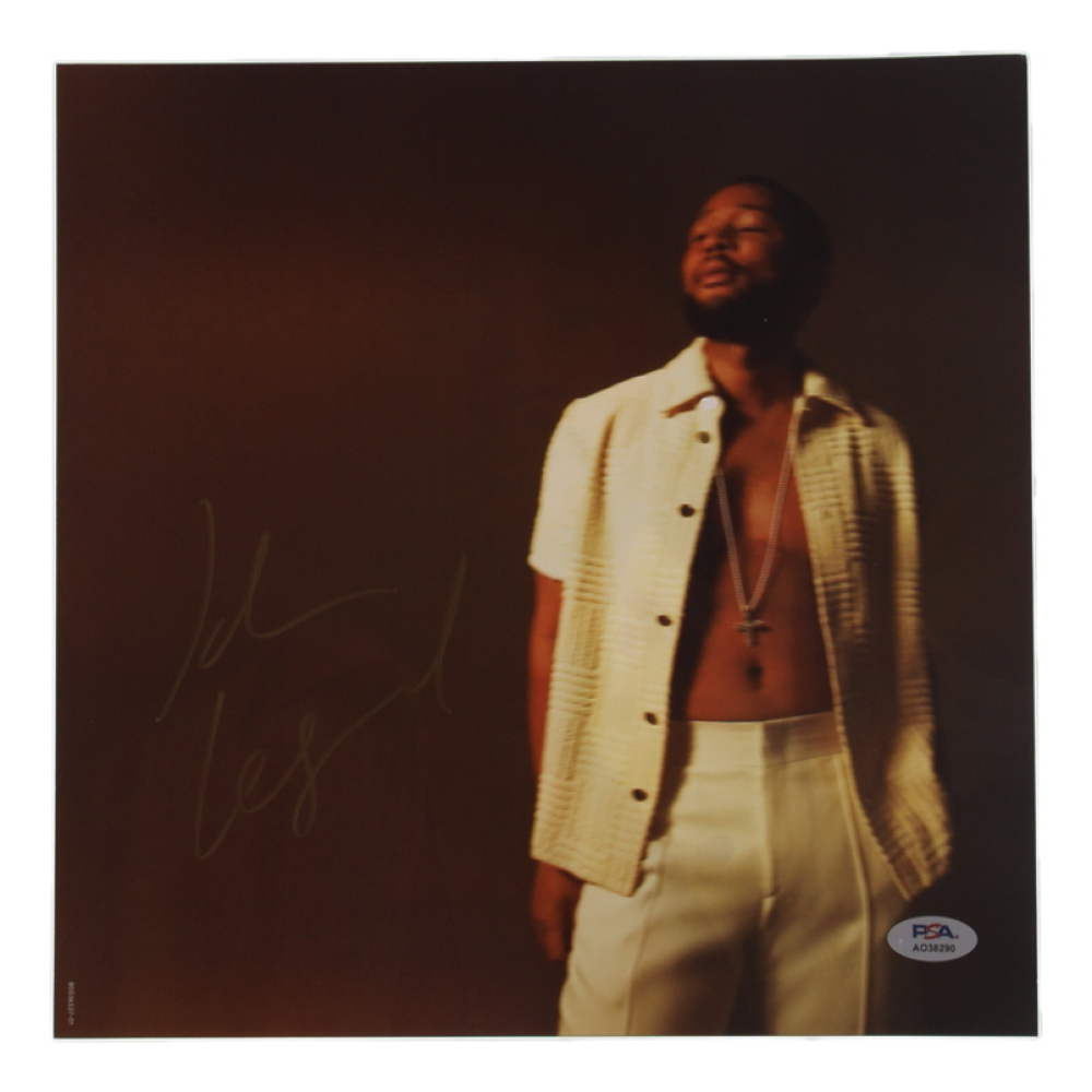 John Legend Signed "Act 1" Vinyl Record Album Insert (PSA) at PristineAuction.com