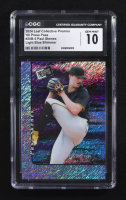 Paul Skenes 2024 Leaf Collective Promos '00 Press Pass Light Blue Shimmer #20B-5 RC (CGC 10) at PristineAuction.com