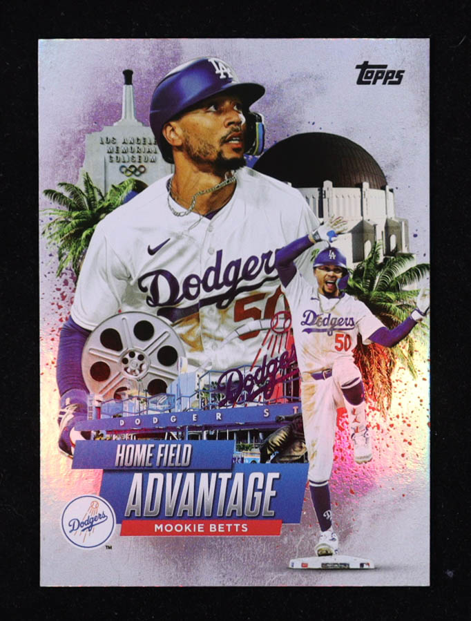 Mookie Betts 2025 Topps Home Field Advantage #HA29 at PristineAuction.com Mookie Betts 2025 Topps Home Field Advantage #HA29 at PristineAuction.com