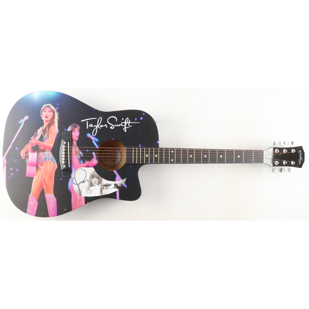 Taylor Swift Guitar with Signed Custom Insert Pickguard (ACOA) at PristineAuction.com