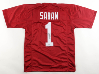 Nick Saban Signed Jersey (Beckett) at PristineAuction.com