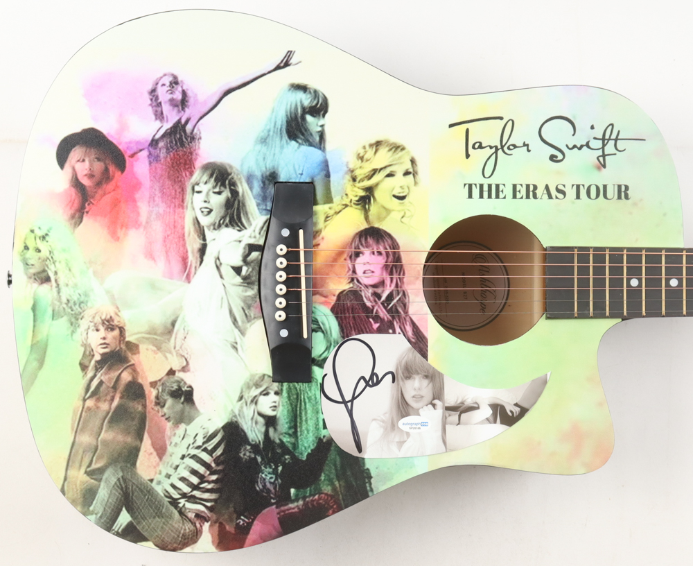 Taylor Swift Guitar with Signed Custom Insert Pickguard (ACOA) at PristineAuction.com Taylor Swift Guitar with Signed Custom Insert Pickguard (ACOA) at PristineAuction.com