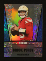 Brock Purdy 2023 Leaf Metal Special Release Rookie Silver Prismatic Blue #RS07 #5/20 RC at PristineAuction.com