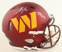 Terry McLaurin & Brian Robinson Signed Commanders Full-Size Authentic On-Field Speed Helmet (Beckett) at PristineAuction.com