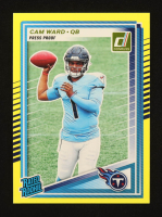 Cam Ward 2025 Donruss Press Proof Yellow #350 RC at PristineAuction.com