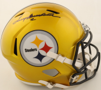 Terry Bradshaw Signed Steelers Full-Size Flash Alternate Speed Helmet (Beckett) at PristineAuction.com