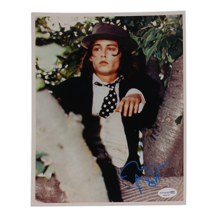 Johnny Depp Signed "Benny & Joon" 8x10 Photo (ACOA) at PristineAuction.com Johnny Depp Signed "Benny & Joon" 8x10 Photo (ACOA) at PristineAuction.com