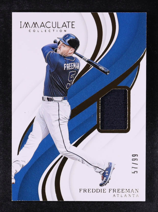Freddie Freeman 2019 Immaculate Collection #90 Jersey #57/99 at PristineAuction.com Freddie Freeman 2019 Immaculate Collection #90 Jersey #57/99 at PristineAuction.com