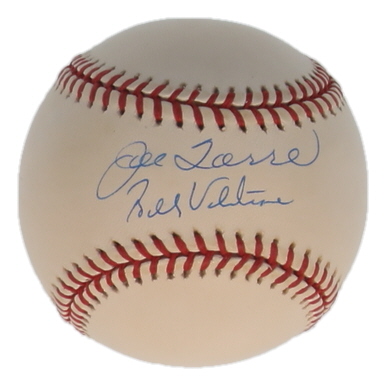 Joe Torre & Bobby Valentine Signed 2000 World Series Baseball (SOP) at PristineAuction.com Joe Torre & Bobby Valentine Signed 2000 World Series Baseball (SOP) at PristineAuction.com