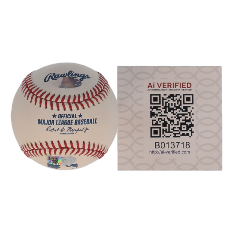 Nolan Ryan Signed OML Baseball with Multiple Career Stat Inscriptions (AIV & Ryan) at PristineAuction.com Nolan Ryan Signed OML Baseball with Multiple Career Stat Inscriptions (AIV & Ryan) at PristineAuction.com