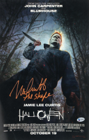 Nick Castle Signed "Halloween" 11x17 Poster Inscribed "The Shape" (Beckett) at PristineAuction.com