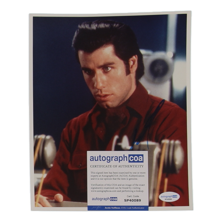 John Travolta Signed "Blow Out" 8x10 Photo (ACOA) at PristineAuction.com John Travolta Signed "Blow Out" 8x10 Photo (ACOA) at PristineAuction.com