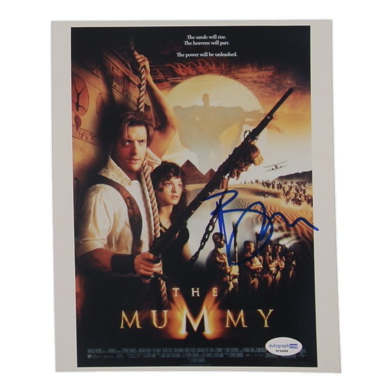 Brendan Fraser Signed "The Mummy" 8x10 Photo (ACOA) at PristineAuction.com Brendan Fraser Signed "The Mummy" 8x10 Photo (ACOA) at PristineAuction.com