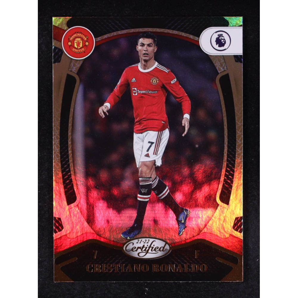 Cristiano Ronaldo 2021-22 Panini Chronicles Premier League Certified Mirror Silver #159 at PristineAuction.com