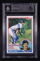 Wade Boggs Signed 1983 Topps #498 RC (BGS) at PristineAuction.com