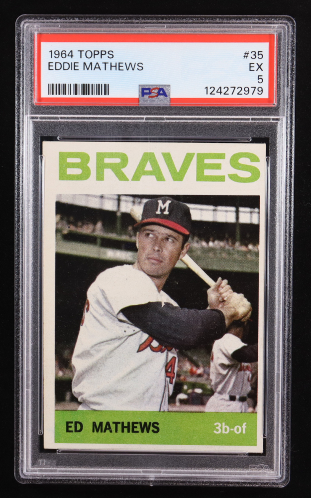 Eddie Mathews 1964 Topps #35 (PSA 5)