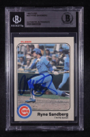Ryne Sandberg Signed 1983 Fleer #507 RC (BGS) at PristineAuction.com