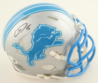 Grant Stuard Signed Lions Speed Mini Helmet (JSA) at PristineAuction.com