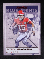 Patrick Mahomes II 2024 Panini Encore Blue Prints Red #7 #43/75 at PristineAuction.com