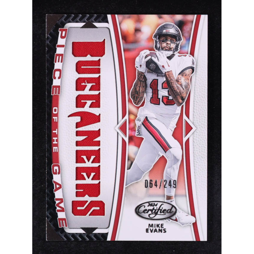 Mike Evans 2024 Certified Piece of the Game #48 #064/249 at PristineAuction.com