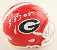 Broderick Jones Signed Georgia Bulldogs Speed Mini Helmet (JSA) at PristineAuction.com