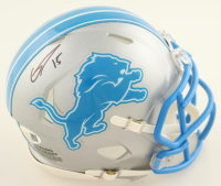 Grant Stuard Signed Lions Speed Mini Helmet (JSA) at PristineAuction.com