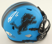 Grant Stuard Signed Lions Rave Alternate Speed Mini Helmet (JSA) at PristineAuction.com