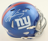 Jason Pinnock Signed Giants Speed Mini Helmet (JSA) at PristineAuction.com