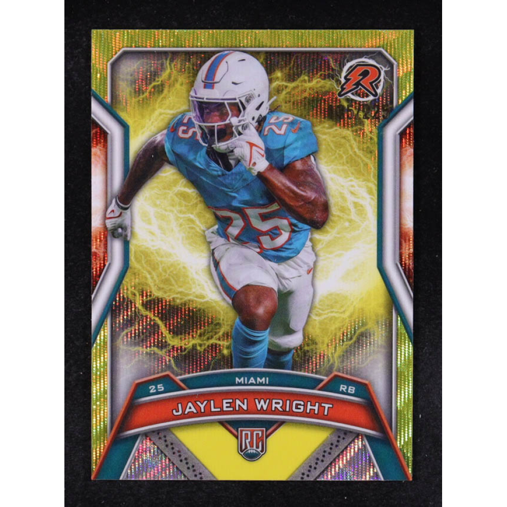 Jaylen Wright 2024 Topps Resurgence Yellow Surge #158 #135/225 RC at PristineAuction.com