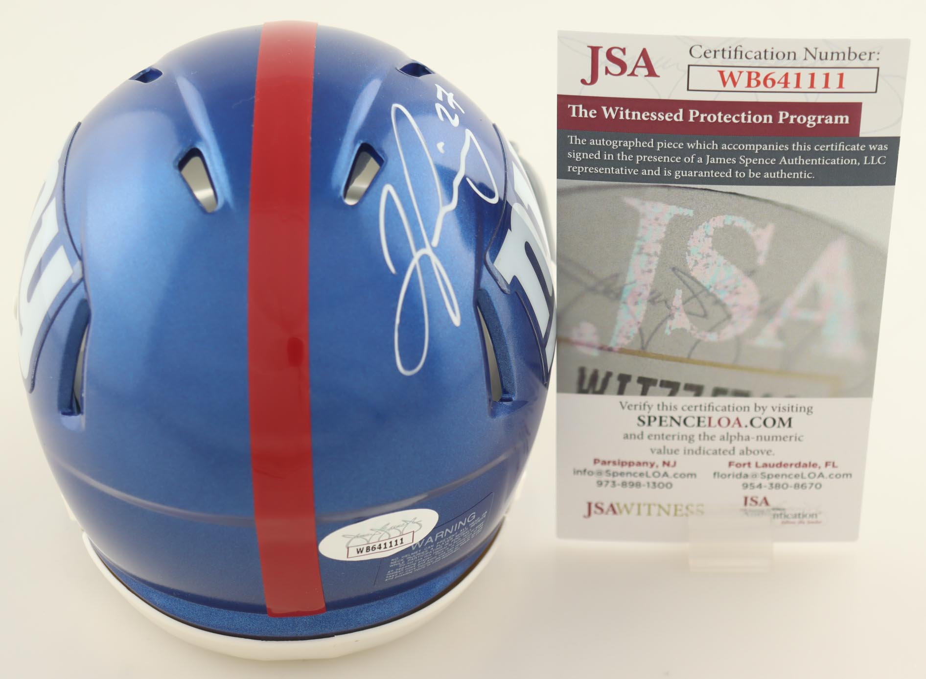 Jason Pinnock Signed Giants Speed Mini Helmet (JSA) at PristineAuction.com Jason Pinnock Signed Giants Speed Mini Helmet (JSA) at PristineAuction.com