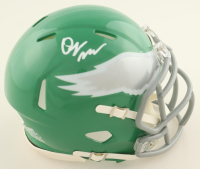 Quinyon Mitchell Signed Eagles Speed Mini Helmet (JSA) at PristineAuction.com