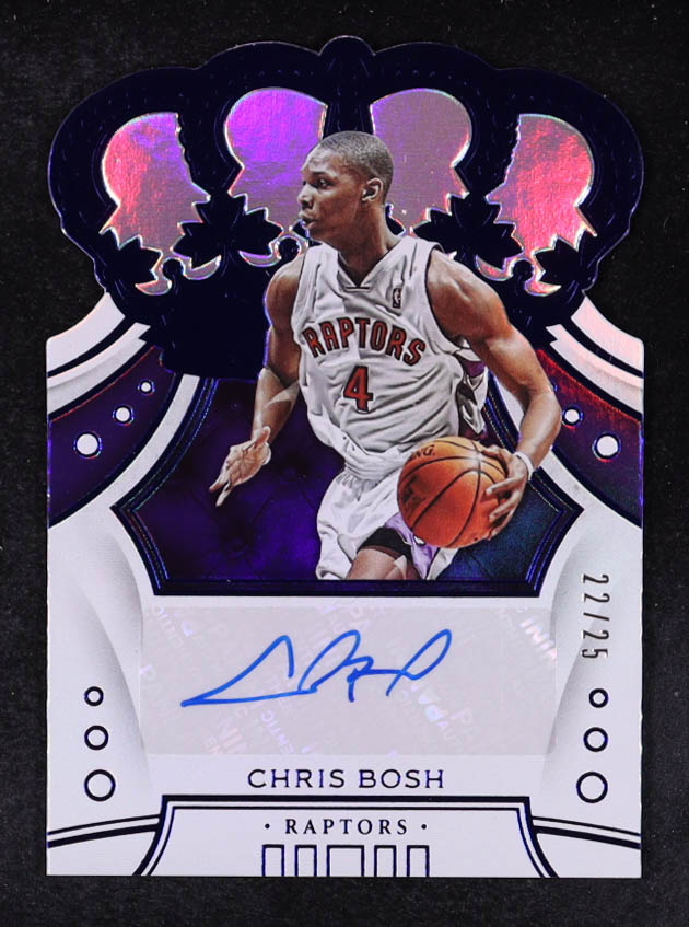 Chris Bosh 2019-20 Crown Royale Crown Autographs Blue #59 #22/25 at PristineAuction.com Chris Bosh 2019-20 Crown Royale Crown Autographs Blue #59 #22/25 at PristineAuction.com