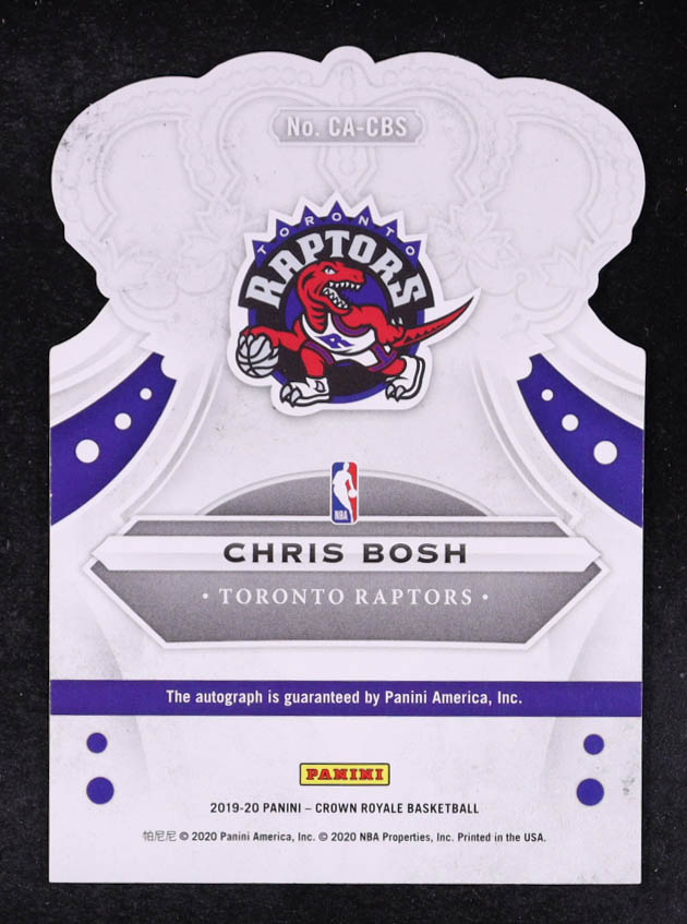 Chris Bosh 2019-20 Crown Royale Crown Autographs Blue #59 #22/25 at PristineAuction.com Chris Bosh 2019-20 Crown Royale Crown Autographs Blue #59 #22/25 at PristineAuction.com